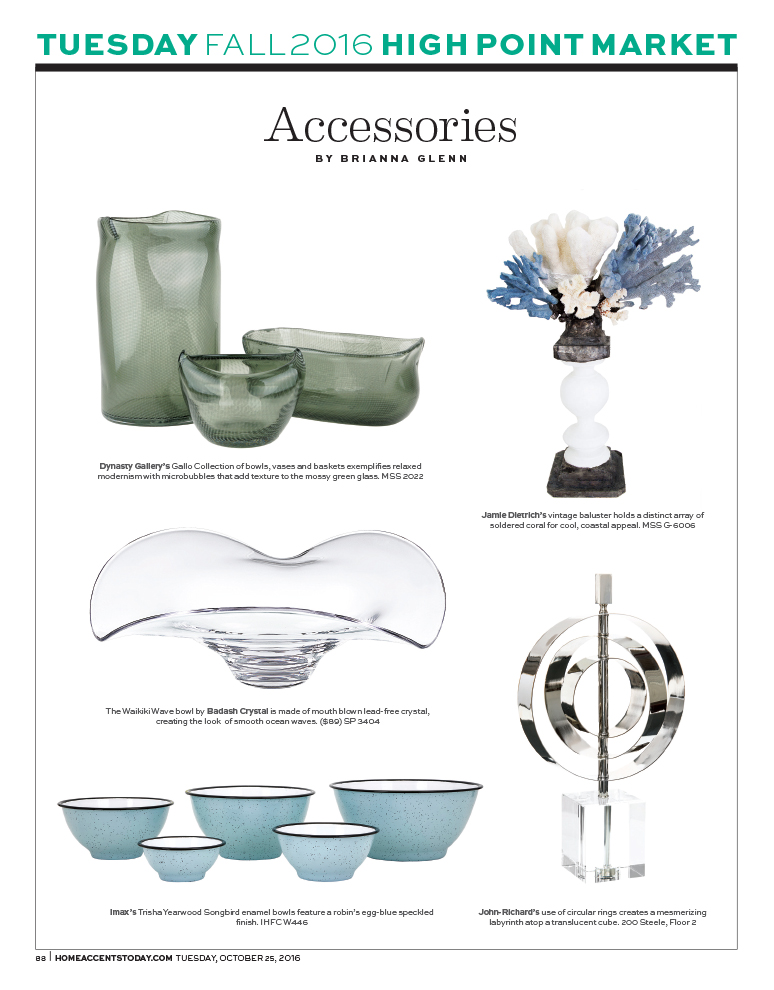Home Accents Today - High Point Dailies - October 25 2016